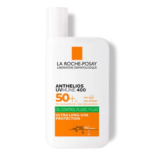LA ROCHE POSAY ANTHELIOS UVMUNE 400 FLUIDO SIN COLOR SPF 50+ 