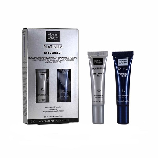 MARTIDERM Kit Corrector de Bolsas y Ojeras 2 x 10 ml.